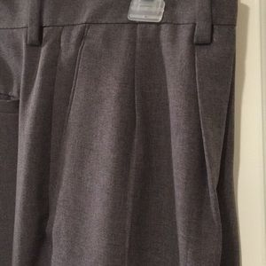 Louis Raphael cotton (staple) gray dress pants.